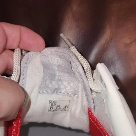 Vans Old Skool skate sneakers color marshmallow size Mens 5.5 - Picture 8 of 8